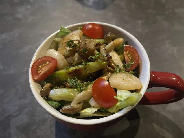 グリル野菜のサラスパ